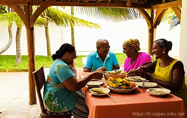 카보베르데 와인 및 음식 페스티벌 - **Prompt:** "A picturesque vineyard nestled on the dramatic, mineral-rich slopes of Pico do Fogo, an...